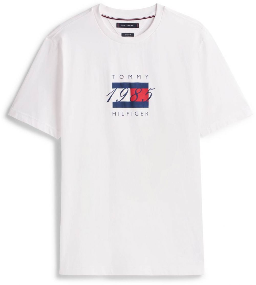 TOMMY HILFIGER Tričko  námornícka modrá / červená / biela