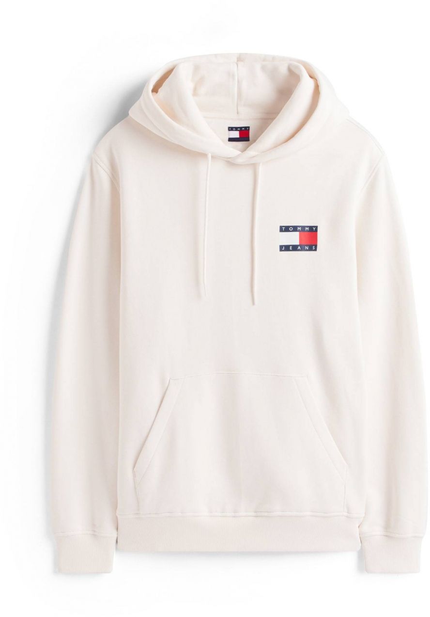 Tommy Jeans Mikina 'ESSENTIAL'  námornícka modrá / červená / biela