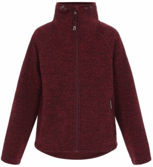 Schmuddelwedda Flisová bunda  burgundská