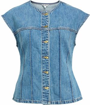 OBJECT Vesta 'OBJDivona'  modrá denim