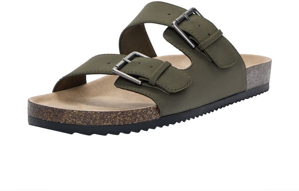 Pull&Bear Šľapky  kaki