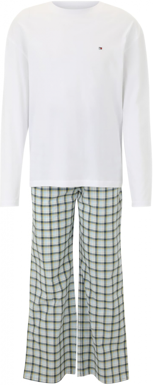 Tommy Hilfiger Underwear Dlhé pyžamo  tyrkysová / žltá / antracitová / biela