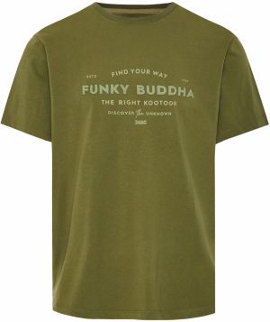 Funky Buddha Tričko  kaki