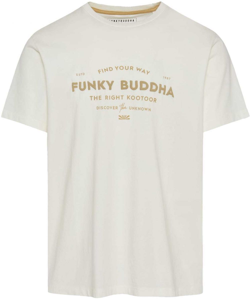 Funky Buddha Tričko  nebielená / piesková