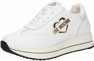 Love Moschino Nízke tenisky  zlatá / biela
