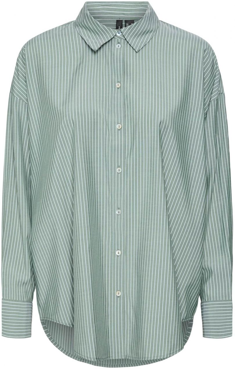 VERO MODA Blúzka 'NORA'  pastelovo zelená / biela