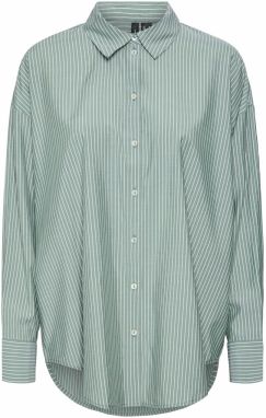 VERO MODA Blúzka 'NORA'  pastelovo zelená / biela