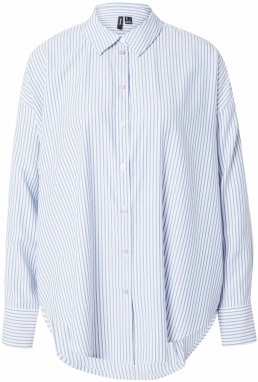 VERO MODA Blúzka 'NORA'  modrá / biela