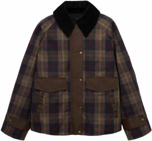 MANGO Prechodná parka 'BRISTOL'  námornícka modrá / hnedá / limetová / červená