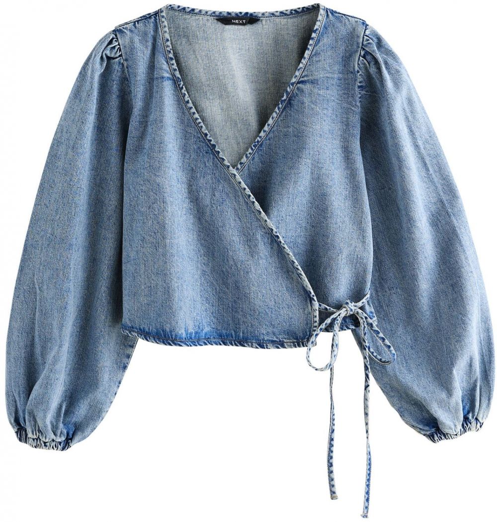 Next Blúzka  modrá denim