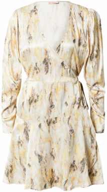 Freebird Icons Šaty  limetková / tmavošedá / tmavosivá