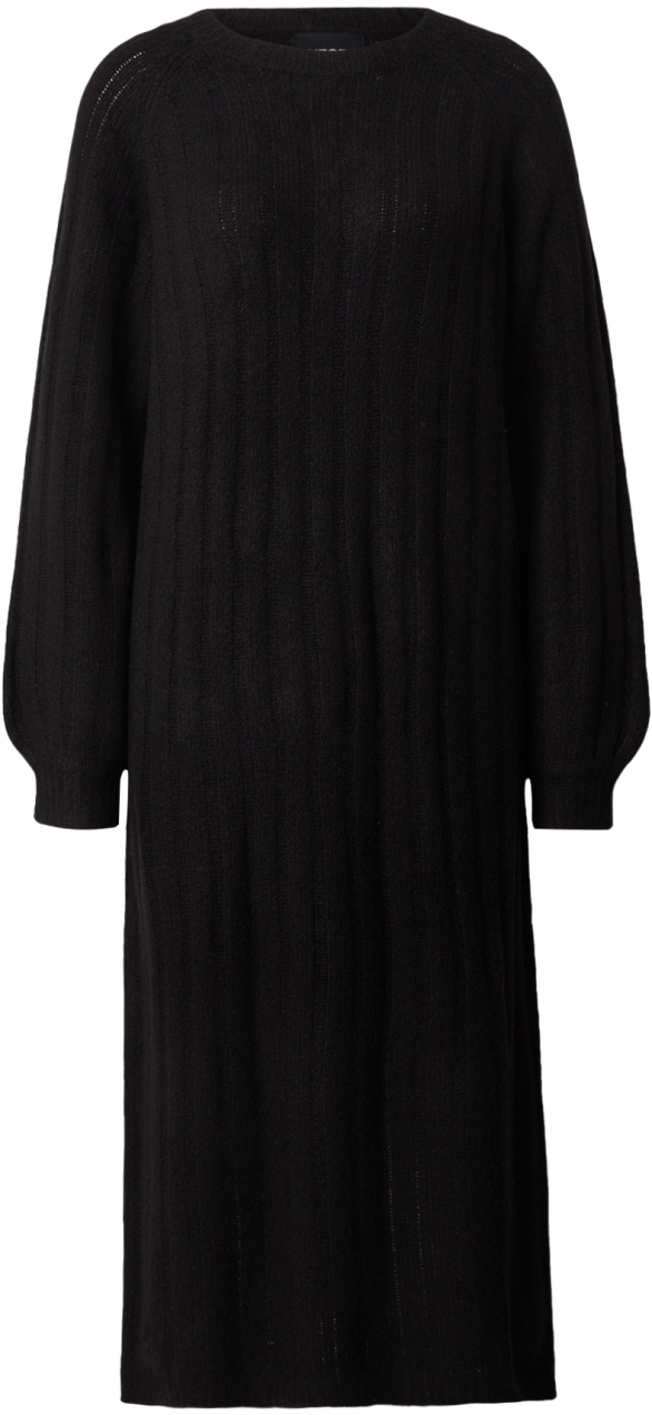 PIECES Pletené šaty 'Maggy'  čierna