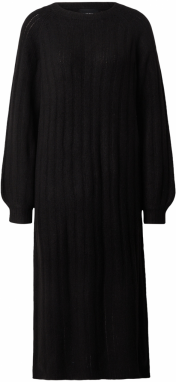 PIECES Pletené šaty 'Maggy'  čierna