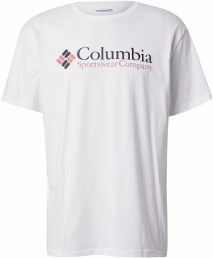 COLUMBIA Funkčné tričko  ružová / čierna / biela