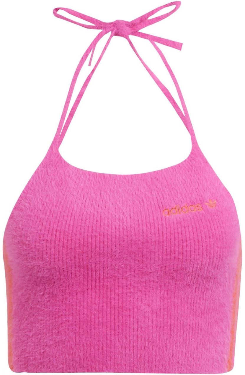 ADIDAS ORIGINALS Vyšívaný top  oranžová / ružová
