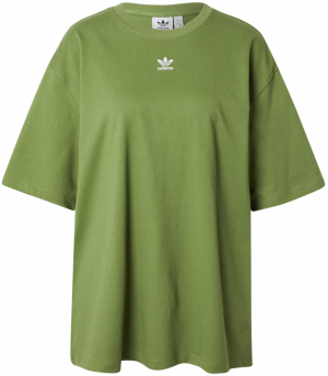 ADIDAS ORIGINALS Oversize tričko 'Essentials'  zelená / biela