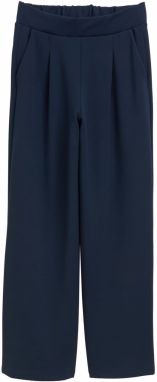 TOM TAILOR DENIM Plisované nohavice  tmavomodrá