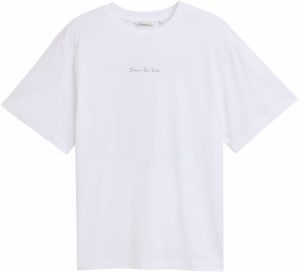 TOM TAILOR DENIM Tričko  svetlobéžová / opálová / čierna / biela