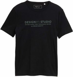 TOM TAILOR DENIM Tričko  zelená / čierna