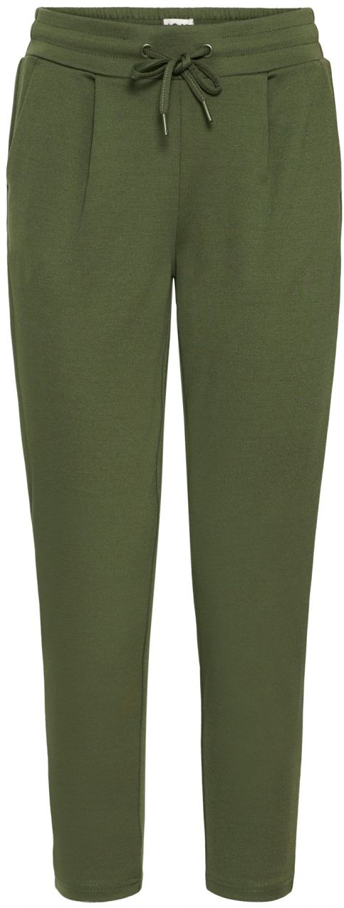 ICHI Nohavice 'IHKATE'  tmavozelená