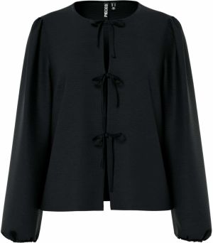 PIECES Blúzka 'PCTIFFANY'  čierna