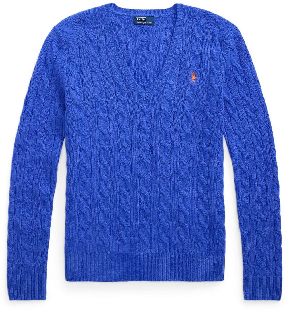 Polo Ralph Lauren Sveter  kráľovská modrá / oranžová