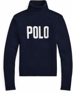 Polo Ralph Lauren Sveter  námornícka modrá / biela