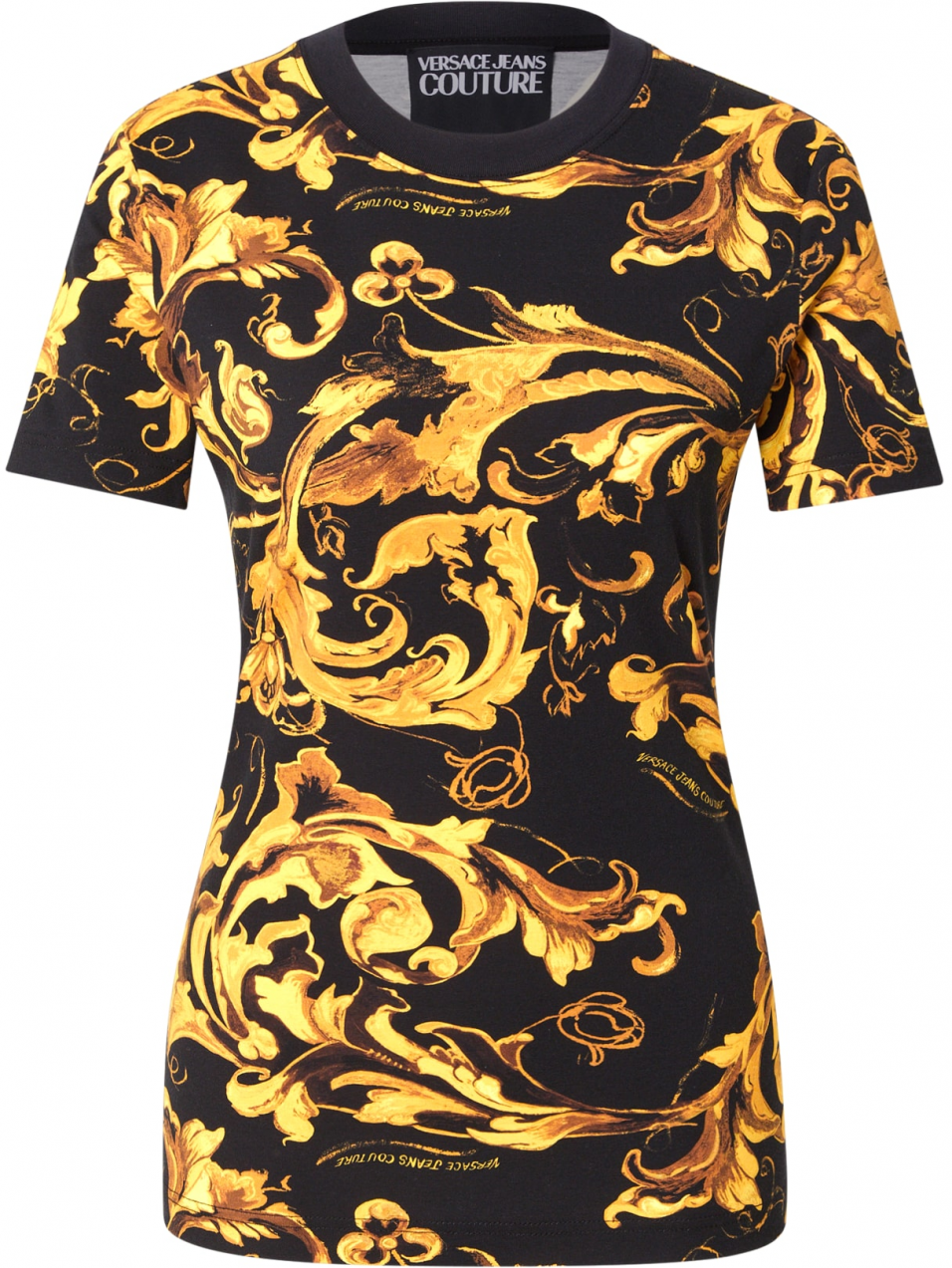 Versace Jeans Couture Tričko  karamelová / karí / šafránová / čierna