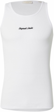 JACK & JONES Tričko 'JORNORREBRO'  čierna / biela