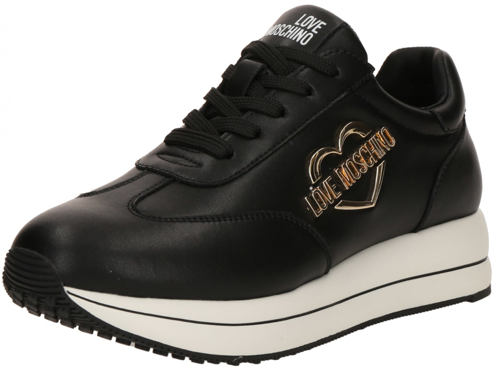 Love Moschino Nízke tenisky 'RUN40'  čierna