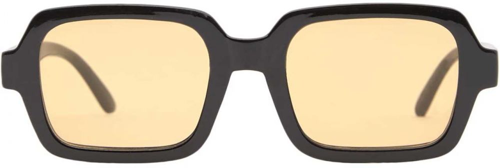 Pull&Bear Slnečné okuliare  svetložltá / čierna