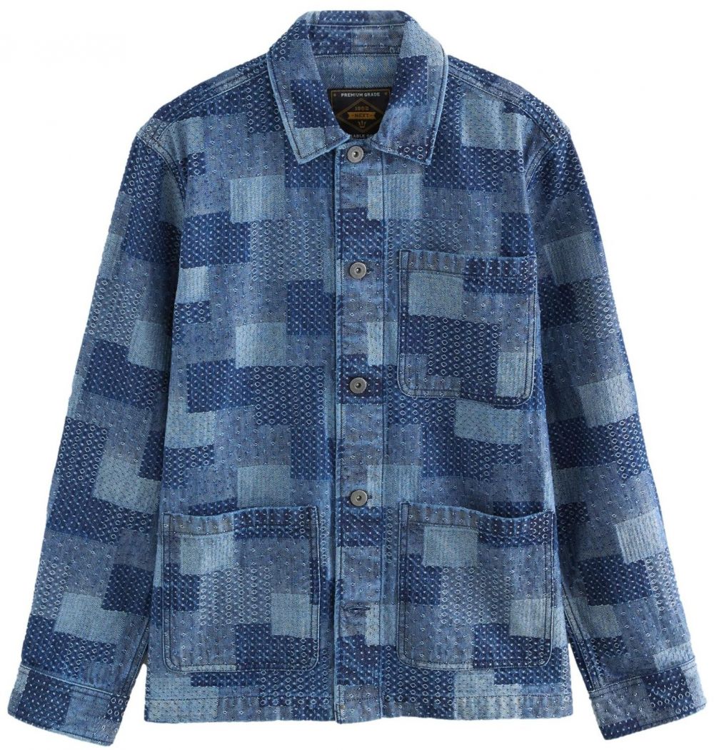 Next Košeľa  námornícka modrá / nebesky modrá / modrá denim