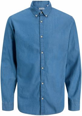 JACK & JONES Košeľa 'JJEPerfect'  modrá denim