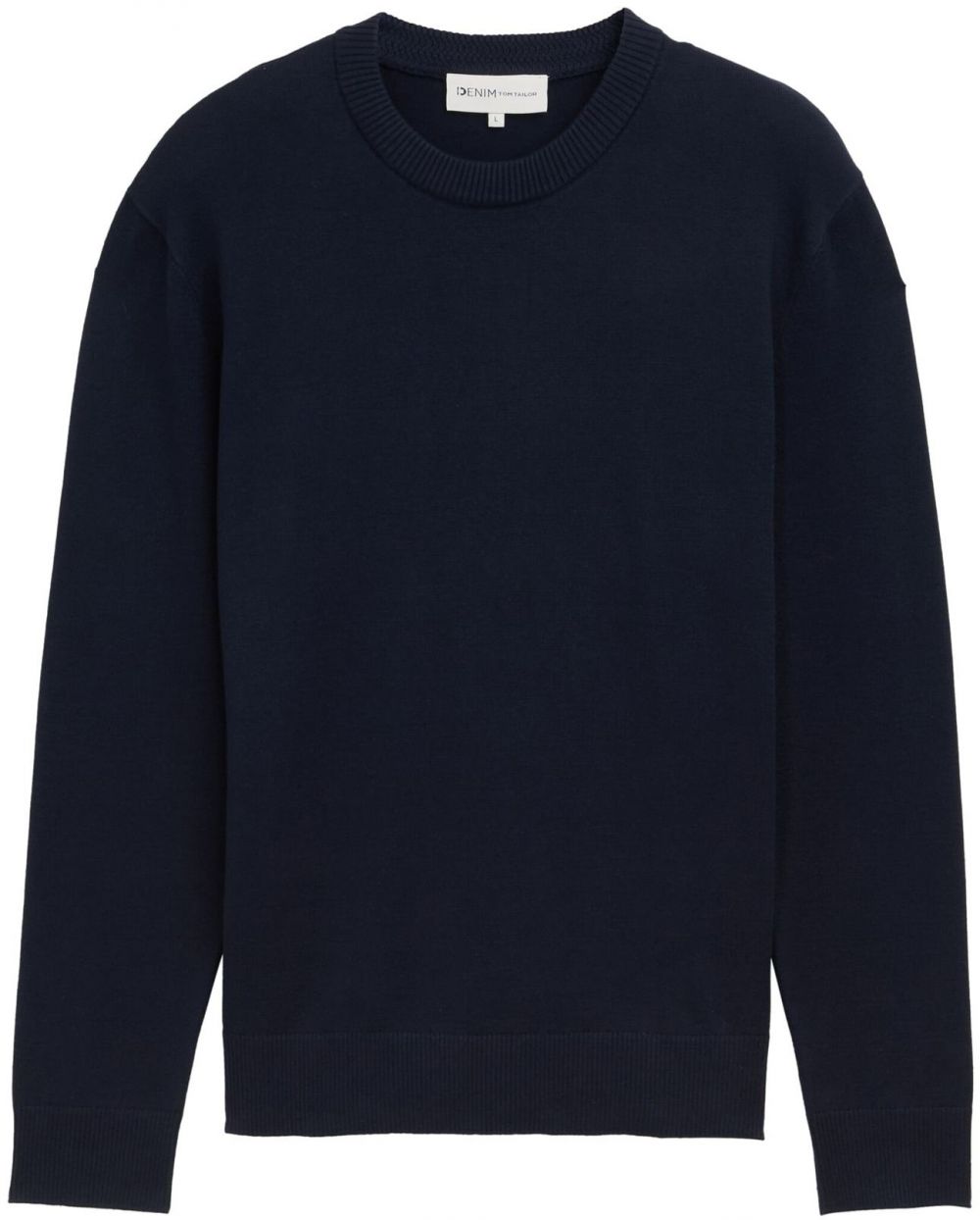 TOM TAILOR DENIM Sveter  námornícka modrá