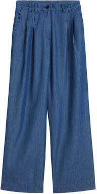 Marc O'Polo Plisované nohavice  modrá denim