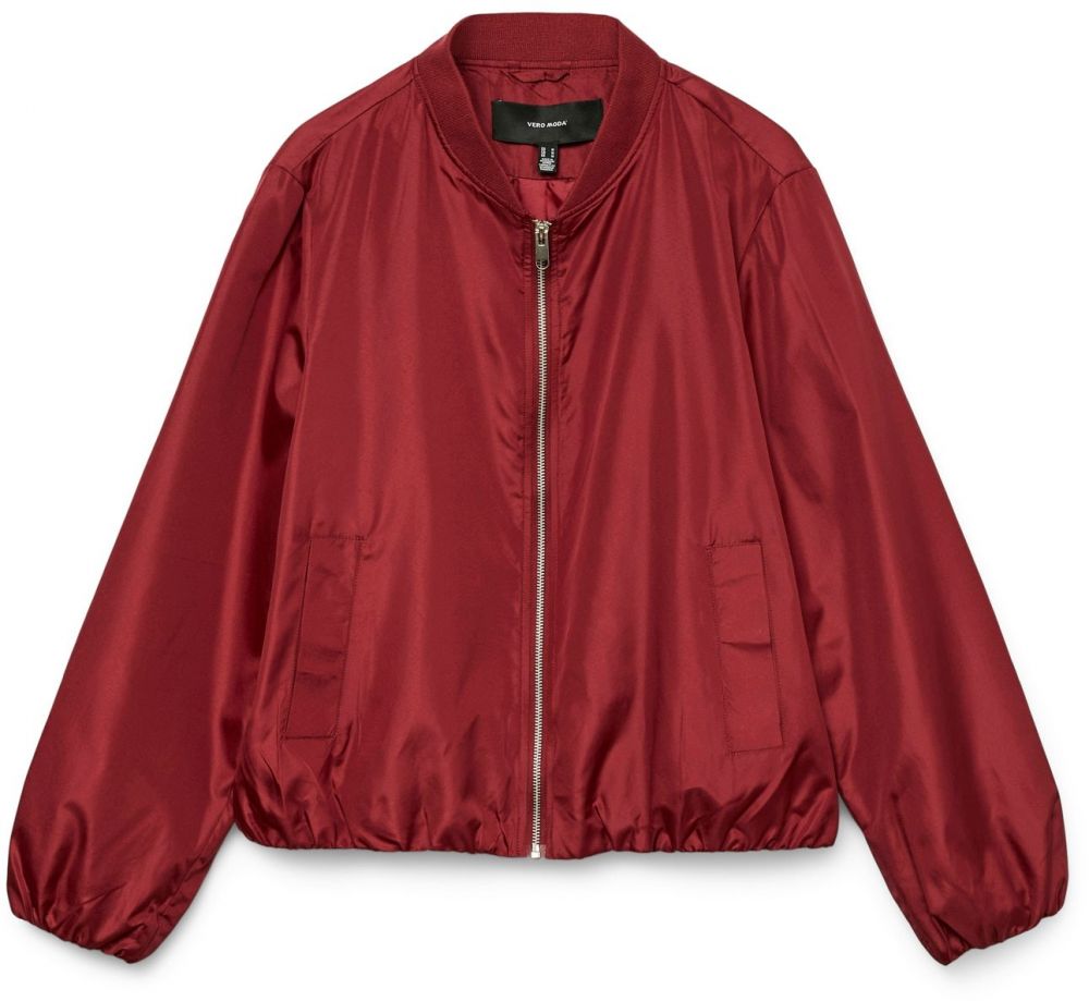 VERO MODA Prechodná bunda 'VMLee'  tmavočervená