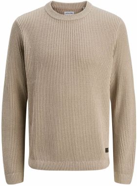 JACK & JONES Sveter 'JJEDOVER'  béžová