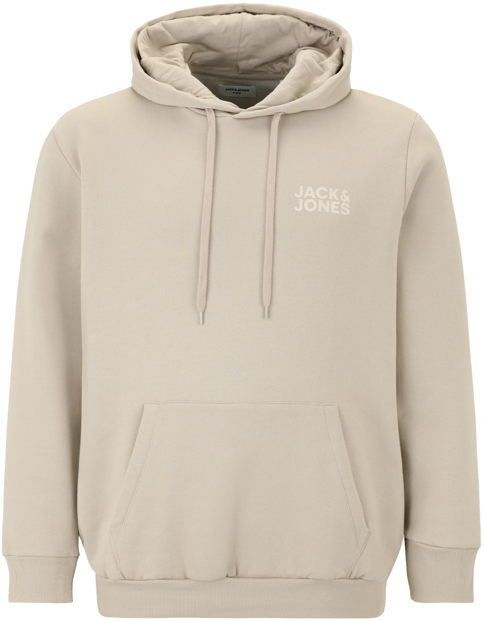 Jack & Jones Plus Mikina  sivobéžová