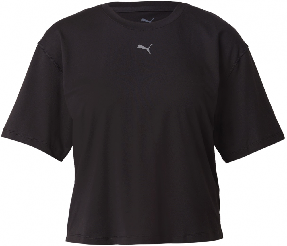 PUMA Funkčné tričko 'Cloudspun'  tmavosivá / čierna