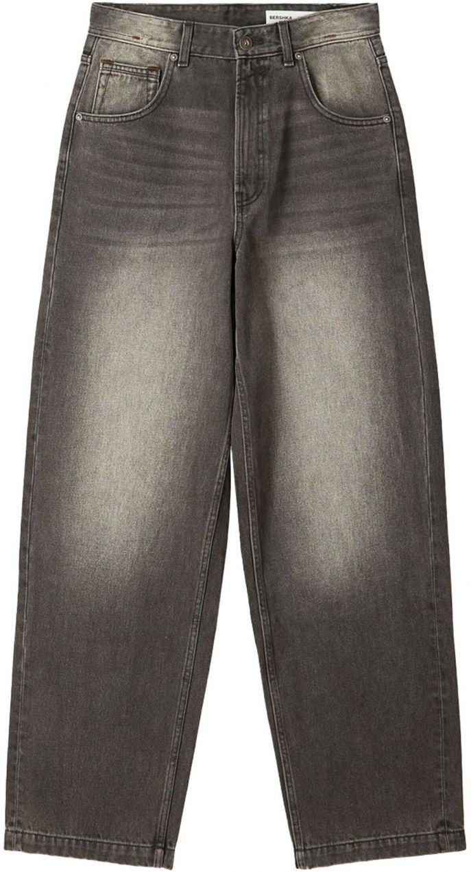 Bershka Džínsy  čierna