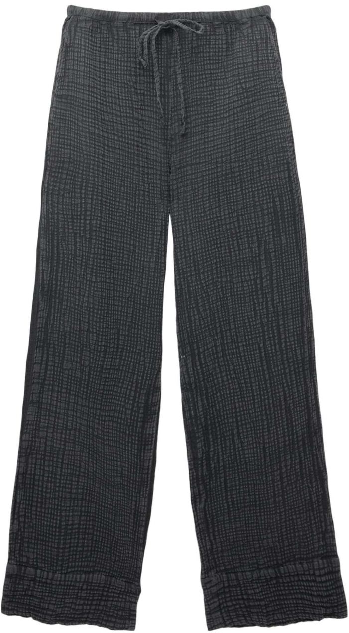 Pull&Bear Nohavice  antracitová / svetlosivá