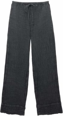 Pull&Bear Nohavice  antracitová / svetlosivá
