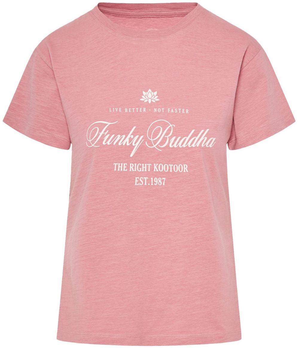Funky Buddha Tričko  ružová / púdrová