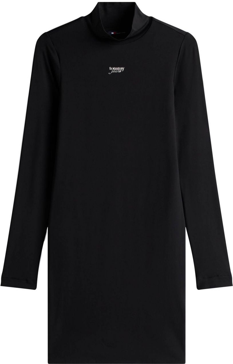 Tommy Jeans Šaty  čierna / strieborná