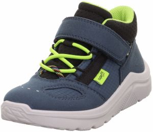 SUPERFIT Tenisky 'KICKS'  námornícka modrá / neónovo zelená / čierna