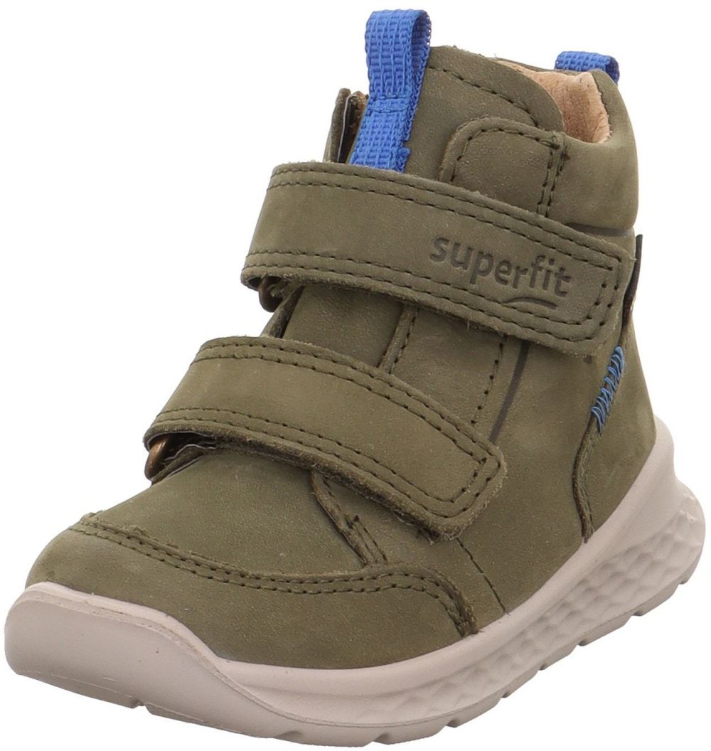SUPERFIT Čižmy 'BREEZE'  modrá / olivová