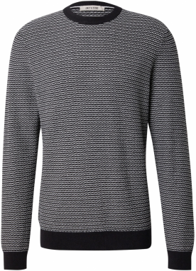 Only & Sons Sveter 'ONSMIGUEL'  čierna / biela