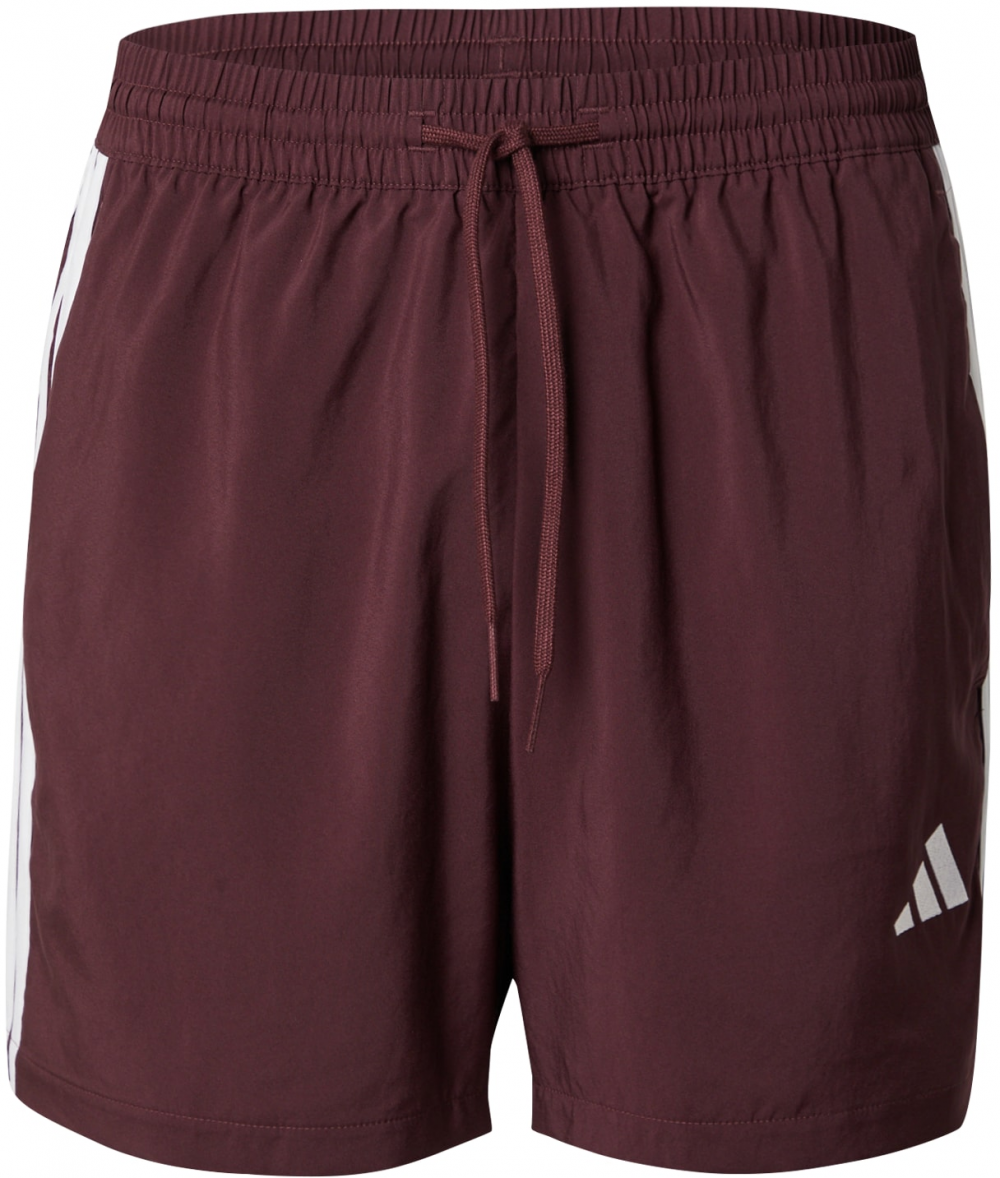 ADIDAS SPORTSWEAR Športové nohavice 'CHELSEA 5'  burgundská / biela