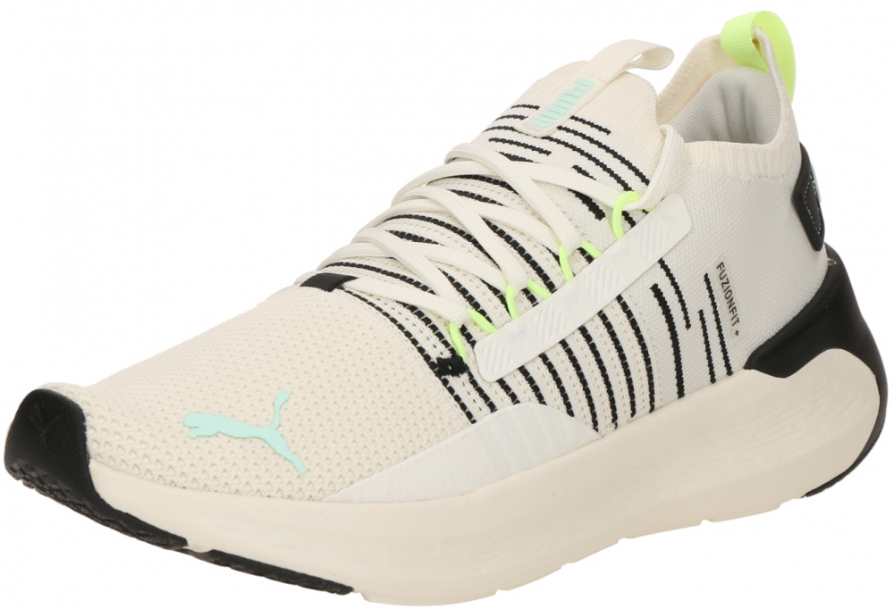 PUMA Bežecká obuv 'Softride Symmetry Fuzion'  čierna / šedobiela