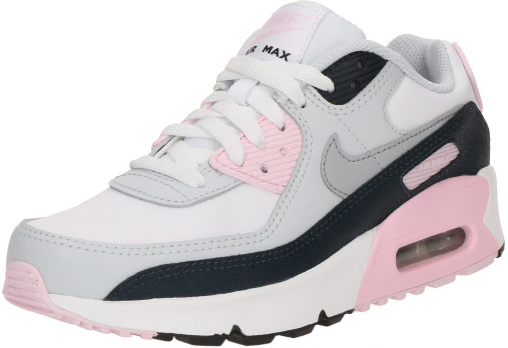 Nike Sportswear Tenisky 'Air Max 90 LTR'  svetlosivá / staroružová / čierna / biela